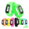 counters wholesale digital lcd pedometer smart mti watch sile run step walking distance calorie counter electronic bracelet color pe dhjrv