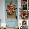Couronne de décorations de noël pour porte d'entrée, décor d'automne pour Halloween, Thanksgiving, pour la maison, intérieur et extérieur, R230922