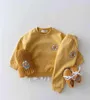 Abbigliamento per neonati per bambine set di vestiti set autunno inverno neonato per bambini floreali pantaloni pcs abiti da design baby designer y2205955858