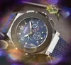 Popüler Erkek Otomatik Mekanik Saatler Safir Ayna Moda Beş Pin Tasarım Vekili Saat Yüksek Kaliteli Kauçuk Toka Yüzme İzle Montre De Luxe Hediyeler