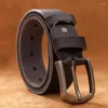 ベルトトップカウの男性のためのトップカウのエニエヨーターラグジュアリーデイナーI Quality Fasion Style Vintae Brown Cowboy Male Belt