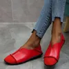 Single Shoe Women's 2023 New Round Toe Flat Bottom Low Heel Large Women's Shoe