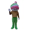 Halloween Summer Ice Cream Costume della mascotte Abiti fatti a mano Abiti da festa Abiti Abbigliamento Promozione pubblicitaria Carnevale