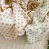 담요는 신생아의 아기 담요 꽃면 담요 이중층 어린이 소년 소녀 잠자는 담요 침구 액세서리