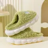 Slippers Household Warm Korean Trend Men Winter Plush Indoor Home Thick Sole Soft Couple Anti Slip Durable Cotton Shoes