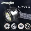 Head lamps Multifunctional Headlamp XPG+COB Flashlight Portable USB-C Rechargeable Light Outdoor Camping Lantern with Magnet Hook Cap Clip HKD230922