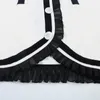 917 2023 Осенний брендовый свитер в том же стиле с длинным рукавом, кардиган с круглым вырезом, черно-белая модная женская одежда, женская одежда высокого качества mingmo