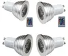 3W RGB LED Spotlights 16 Color Changing RGB led Light Bulb Lamp E27 GU10 MR16 with 24 Key Remote Control 85-265V & 12V LL