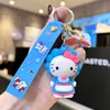 8 Styles Cute Anime Keychain Charm Key Ring Lovely Japanese Classic Animes Doll Couple Students Personalized Creative Valentine's Day Gift AA188 DHL