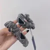 Koreanische Version des vollen Strass-Faltbuchstaben-Stirnbands, modischer Allgleiches-Druckkopfschmuck, weiblich, hohe Qualität, schnelle Lieferung324Z