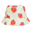 Cappelli a tesa larga in cotone da sole per donna Estate stile coreano versatile cappello a secchiello da viaggio protezione UV esterna berretti da spiaggia modello amore