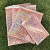 Gift Wrap 50Pcs/Set Plastic Bubble Envelopes Bags Rose Gold Bag Wedding Business Envelope Foil Cushion Waterproof Packaging