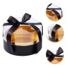 Box Round Rose Gift Boxes Wrapping Container Day Valentines Paper Packaging Bouquetwindow Empty Display Case