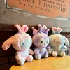 Simpatiche orecchie di coniglio Kuromi peluche Cartoon divano cuscini di peluche bambole Kawaii regalo di compleanno per bambini Decor