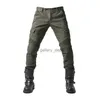 Men's Pants Motorcycle Protective Casual Trousers Men's Jeans Breathable Wear-resistant With 2 Pairs Of Hip Knee Protectors Removable Pads J230922