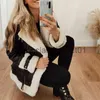 Women's Fur Faux Fur Women Winter Thick Coat Pu Faux Soft Leather Black White Sheepskin Fur Jacket Female Aviator Casual Feminino Outwear J230922