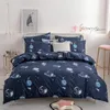 Alanna HD-ALL moda conjunto de cama puro algodão a b padrão dupla face simplicidade lençol colcha capa fronha 4-7 pçs t200619268q