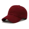 Top kapaklar bahar sonbahar kadife beyzbol erkekleri kadınlar vintage işlemeli şapka mektubu hip hop şapkaları unisex ayarlanabilir k6e4