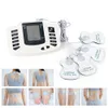 Draagbare slanke apparatuur Russian Panel EMS Pulse Spierstimulator Tientallen Acupunctuur Full Body Slimming Massager Digitale Therapie Elektrostimulator 16 Pads 230921