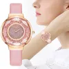 Wristwatches Yolako Women'S Casual Quartz Leather Band V Strap Watch Analog Wrist Fashion