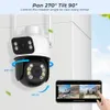 Cámaras IP BESDER 8MP PTZ Cámara Wifi Visión nocturna al aire libre Pantalla dual Detección humana 4MP Protección de seguridad CCTV Vigilancia 230922