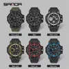 SANDA New G Style S Shock Men Sports Watches Big Dial Luxury LED Digital Military Waterproof Wrist Watches 210303177f