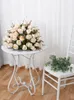 Decoratieve Bloemen Roos Hortensia Kunstbloem Bal Bruiloft Achtergrond Decoratie Rekwisieten Tafel Midden Kandelaar Road Kraag