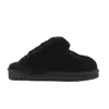 مصمم الأحذية تسمان Slippers Tazz الخردل بذور الكستناء فرو الشرائح Sheepesksk Classic Ultra Mini Platfor