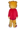 Daniel Tiger mascottekostuum Daniel Tiger Fur mascottekostuums voor Halloween-feest