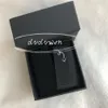 7X7cm zwarte geschenkdoos modeverpakking C-pakket binnen fluwelen kussentje voor sieraden bedrukte opbergdoos topkwaliteit2118