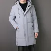 Męskie kurtki męskie długie parka zima ciepła zagęszczona moda z kapturem Plussize Casual Płaszcz Streetwear Parka dla kobiet 8xl 230922