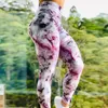 2023 nuevas mujeres de cintura alta Push Up Leggings Sexy Fitness Leggins moda estampado de mármol Jeggings pantalones de Yoga