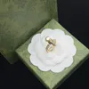 Designer Letter Heart Rings for Women Men Luxury Love Ring Gift Band Silver Gold Rings Wedding Engagement Jewelry 2309223z