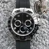 Orologi da polso Rolaxs di lusso Orologio da uomo di qualità eccellente di lusso CLEAN Factory 116500LN Eta 4130 Movimento Orologi automatici Lunetta in ceramica da 40 mm Cinturino in caucciù 904L Lum HB4W