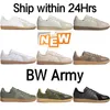 Nya män BW Armétränare Kvinnor Runningskor Wonder White Blue Black Olive Brown Green Light Tan Beige Designer Mens Trainer Womens Sneakers 36-45 US 5-11 US 5-11