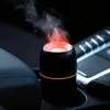 1pc USB draagbare mini-luchtbevochtiger met 7 kleuren vlamlichten - Ideaal voor auto, huis, kantoor en slaapkamer - Aromatherapie-diffuser