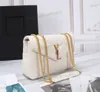 Haute qualité Totes luxe fronde enveloppe sac femmes crossbody hommes matelassés sacs à main en cuir véritable pochettes portefeuilles épaule designer vintage chaîne fille sac à main