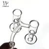 Double Head Terp Vacuum Quartz Banger Nail With Beeveled Edge Smoke Nyaste stil för dabb rigg glas vatten bongs vattenpipa passar pärla be232x