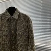 Coat Denim Jacket Mens Cardigan Coat F Jacquard Designer Varsity Jackets Oversize Button Sweatshirt Hip-hop Baseball Uniform Man Women Casual Shirt