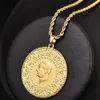 Pendant Necklaces Three Size Muslim Islam Turkey Ataturk Arab For Women Gold Color Turkish Coins Jewelry Ethnic Gifts218L