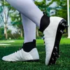 Buty bezpieczeństwa Wysokie top piłka nożna Niezgotane buty piłkarskie Ag Sneakers Training Training Man Tenis 230922