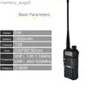 Walkie talkie baofeng uv 5r 128ch 5w walkie talkie dualband 136-174mhz 400-520mhz bärbar bf tvåvägs radiopofung hf transceiver hkd2309222