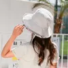 Stingy Brim Hats Women's Bucket Hat Doublesided Fisherman Fashion Allatch Four Seasons Big Sun Visor Panam Basin Capa K34 230916