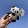 Keychains Plush Panda Cute Doll Keyrings Creative Car Keys Accessories Par For Bag Kawaii Keychain Wholesale