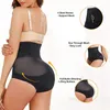 Shaper per le braccia Donna Butt Lifter Shapewear Vita alta Doppia pancia Mutandine contenitive Trainer Intimo Corpo 230921