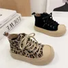 Sneakers Children s Thick Sole Canvas Shoes 2023 Autumn Korean Edition Girls High Top Versatile Casual Board 4 15 Years Old 230922