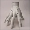 Decorative Objects Figurines Wednesday Addams Thing Hand Family Ornament Figurine Desktop Decor Halloween Toys Crafts Scpture Deco Dh9Bh