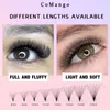 False Eyelashes CoMango Pointy Base Lashes Premade Volume Fans Eyelash Extension 007mm 8D 10D 12D 14D Sharp Thin Stem Russian Fans Ready 230921