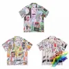 メンズカジュアルシャツ2021SSワッコマリアハワイシャツ男性女性11品質夏スタイルデジタル印刷トップTEES285Z