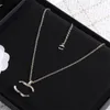 Vrouw Designer Hanger Kettingen Luxe Ketting Sieraden Meisjes Accessoires Ornamenten Brief Bruiloft Cadeau Collana Fashion Collier